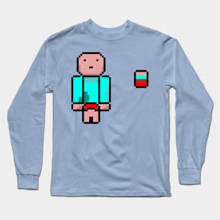 Pixelated Haute Couture Long Sleeve T-Shirt